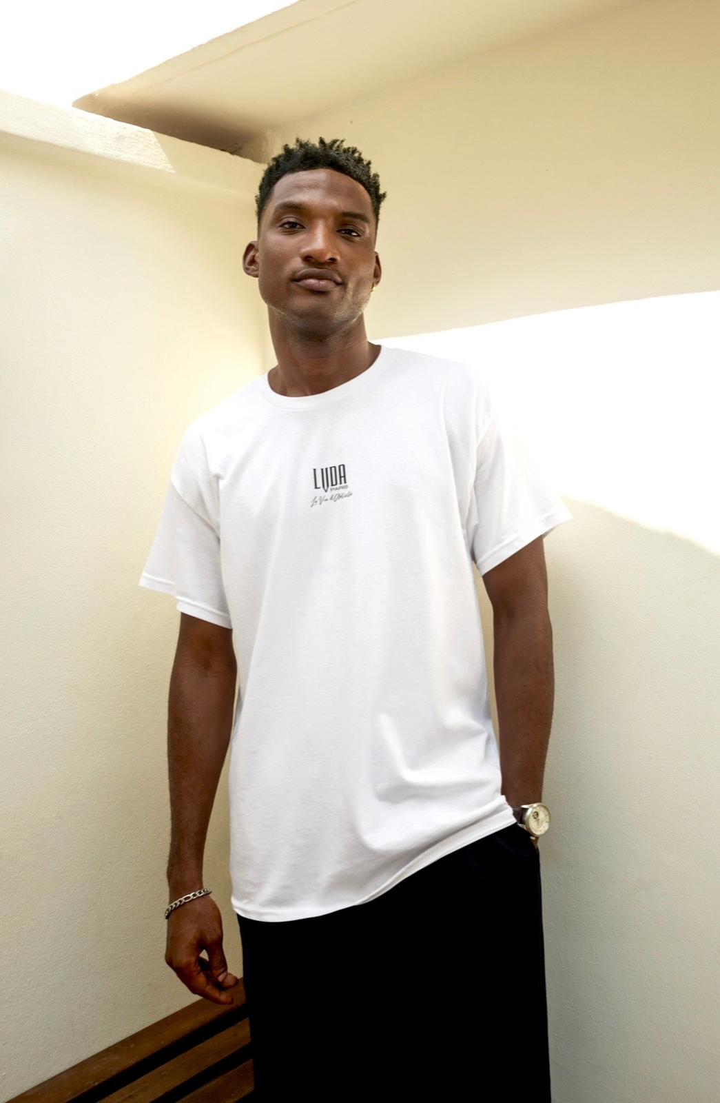 White akon t-shirt