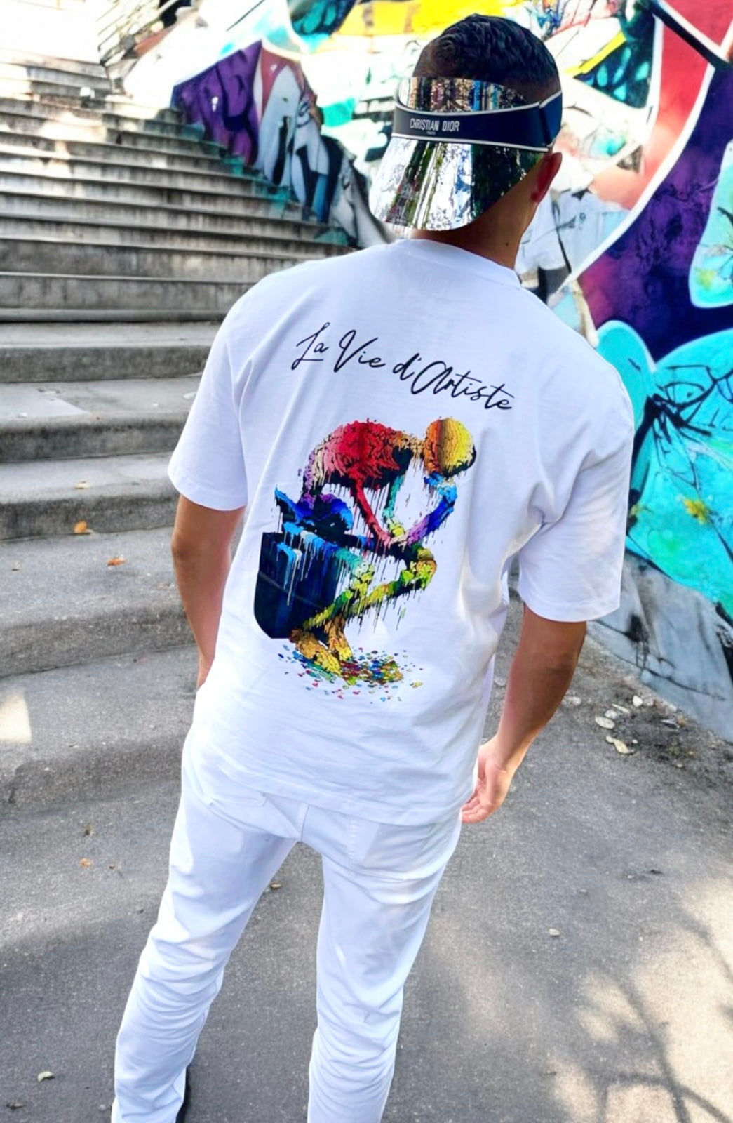 T-Shirt LE PENSEUR Blanc