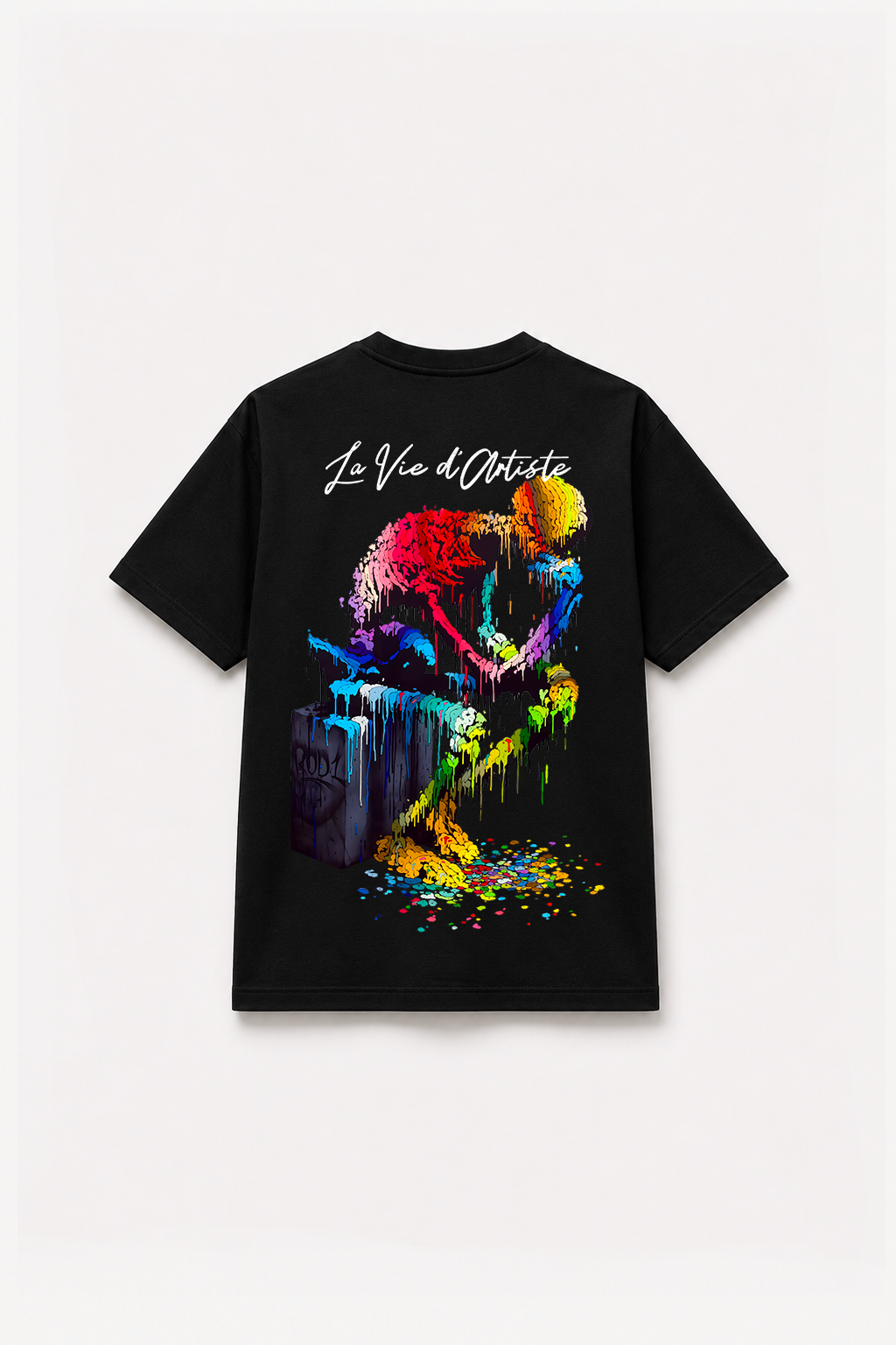 T-shirt SKELTON BLACK